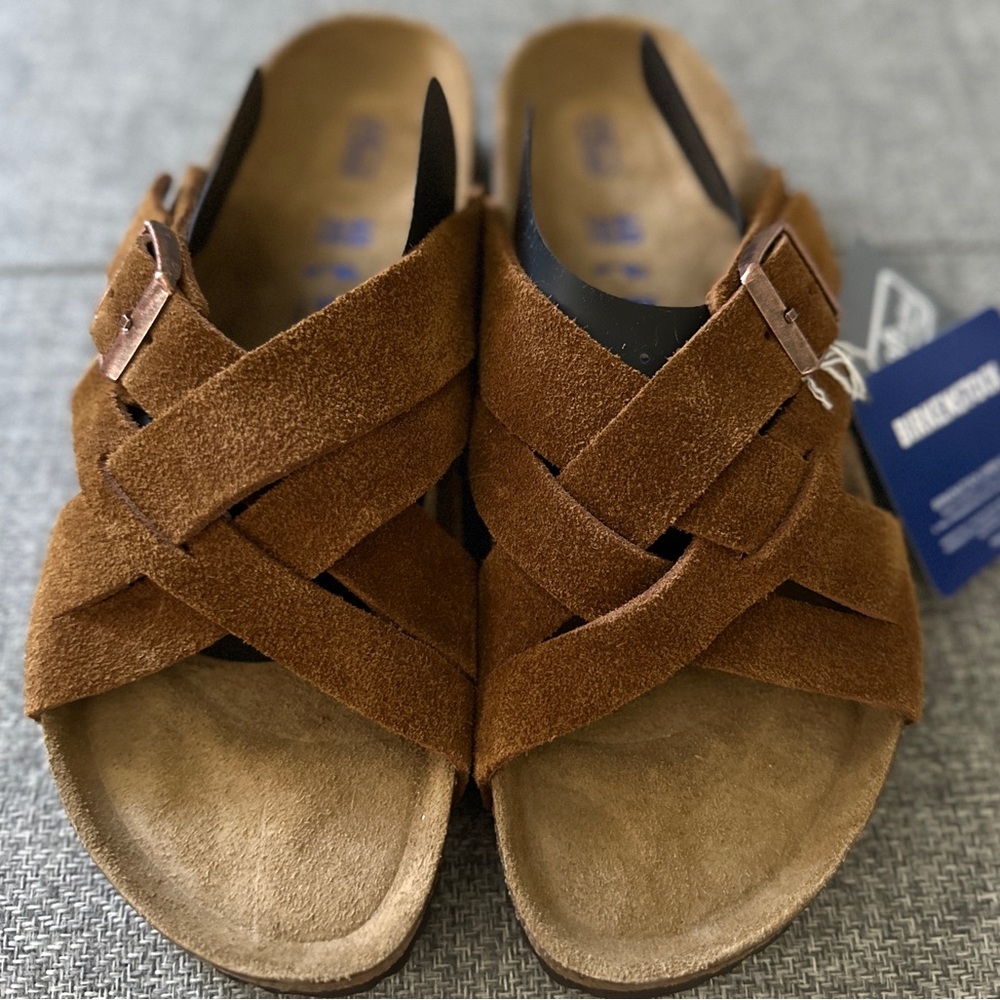 Birkenstock Lugano Soft Footbed Sandals Sz 40